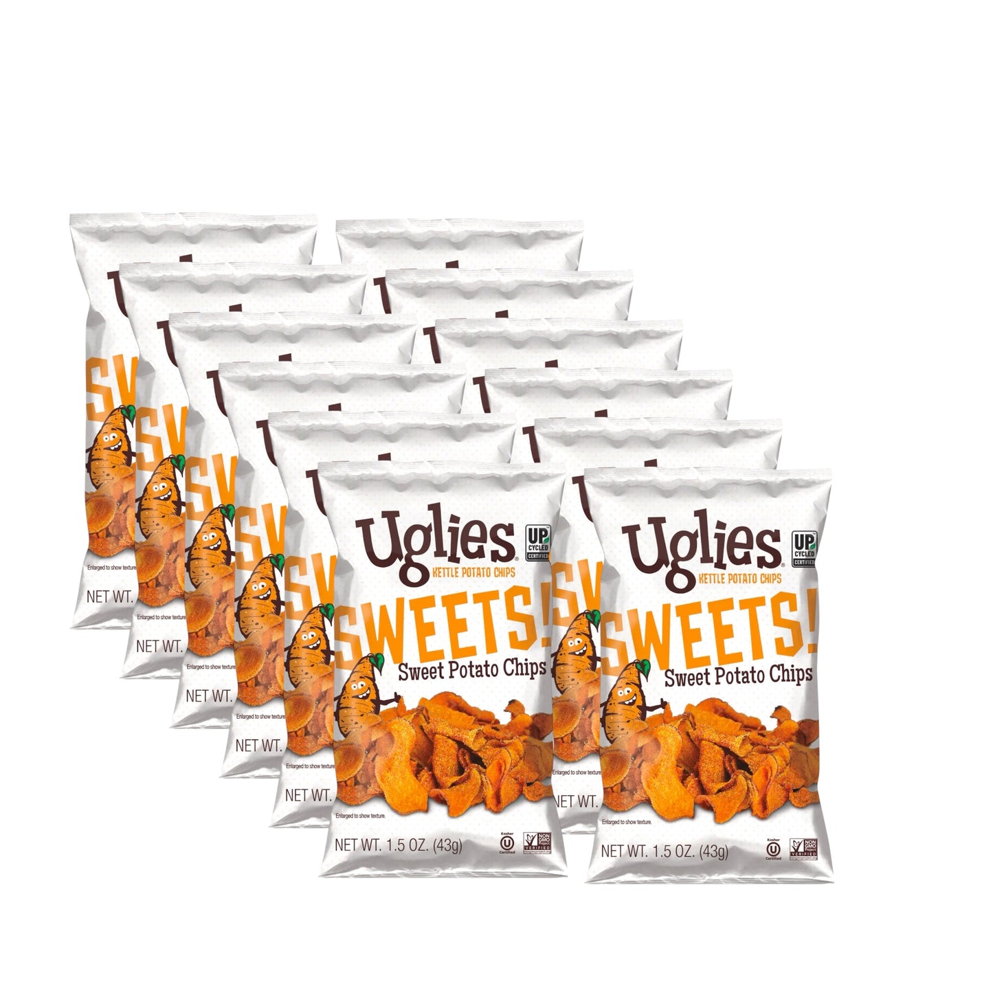 12 Bundle of Uglies Kettle Sweet Potato Chips