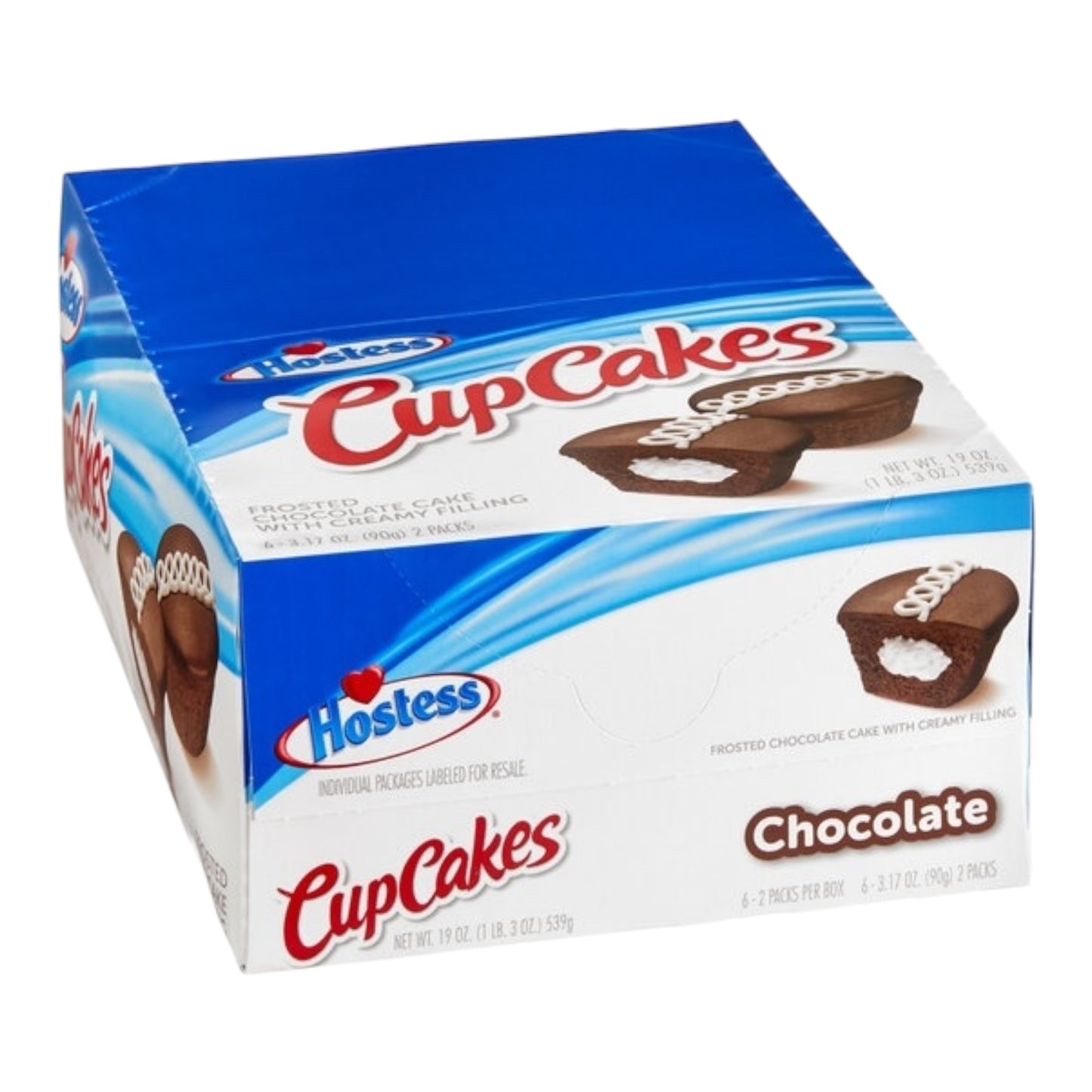 Hostess Chocolate Cupcakes 3.17oz, 19.02oz